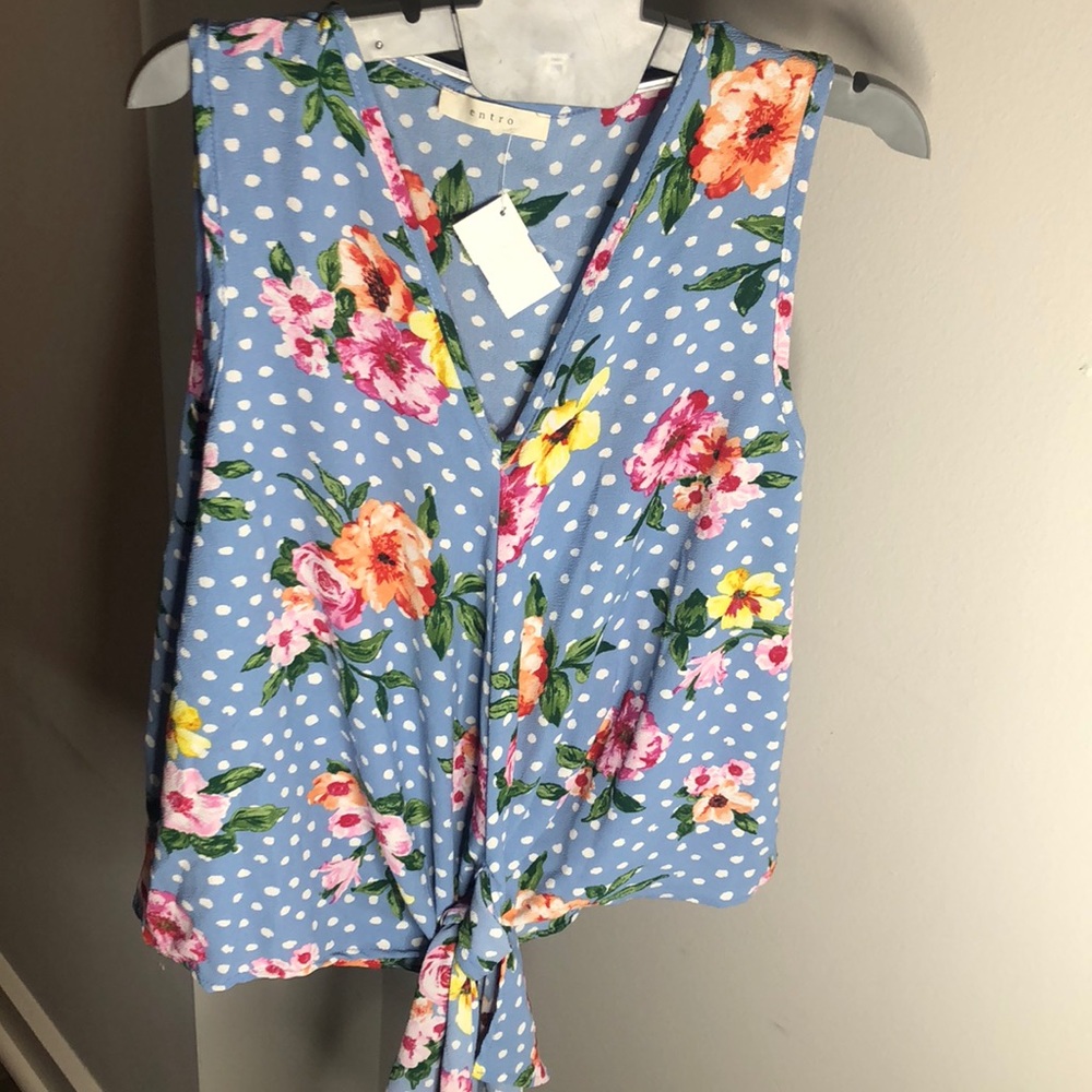 Flowered tank